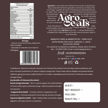 Agro Eats Dry Date Chhuara (Sukha Khajur) – 250g × 2