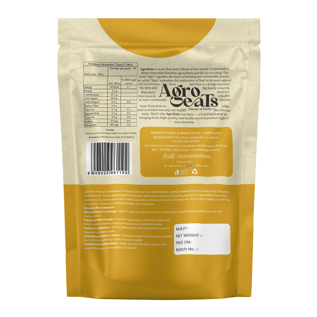 Agro Eats Premium Raisins – 250g