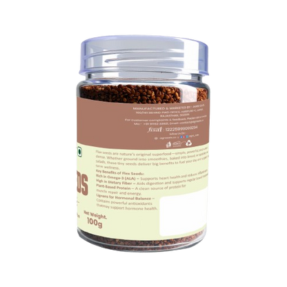 Agro Eats Flax Seeds (Alsi) – 100g