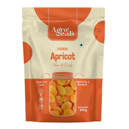 Agroeats Premium Turkish Dried Apricots 250g Pack of 1 Natural Dry Fruits Gluten Free Healthy Snack Rich in Fiber and Antioxidants Ideal for Gifting Baking and Daily Consumption