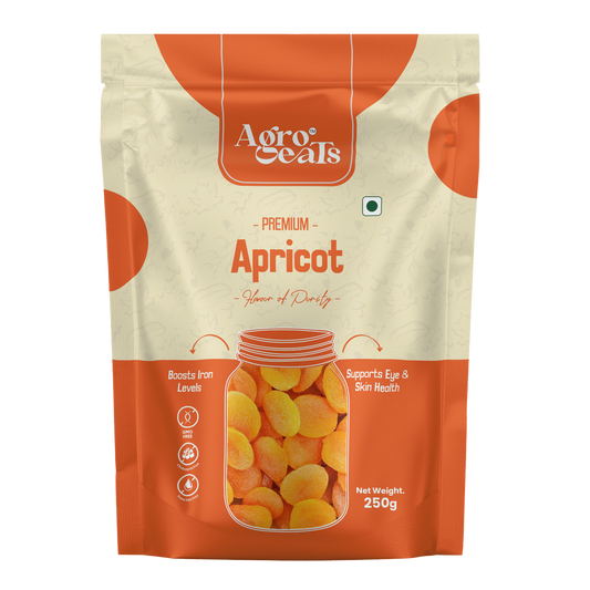 Agroeats Premium Turkish Dried Apricots 250g Pack of 1 Natural Dry Fruits Gluten Free Healthy Snack Rich in Fiber and Antioxidants Ideal for Gifting Baking and Daily Consumption