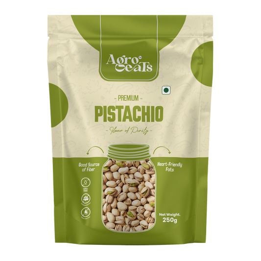 Agro Eats Roasted Pistachios (Pista) – 250g × 2