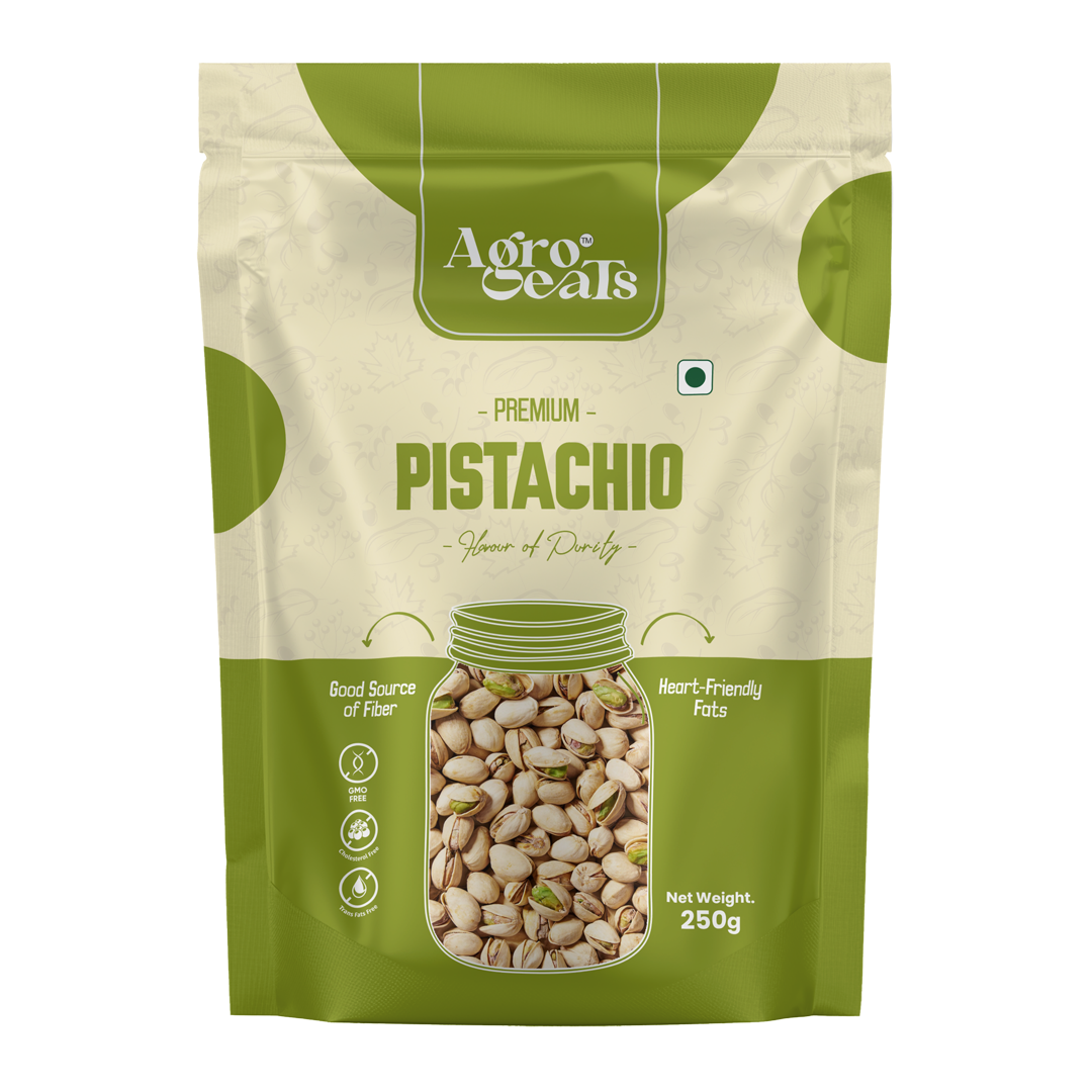 Agro Eats Roasted Pistachios (Pista) – 250g