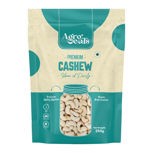 Agro Eats Whole Cashews (Kaju) – 250g