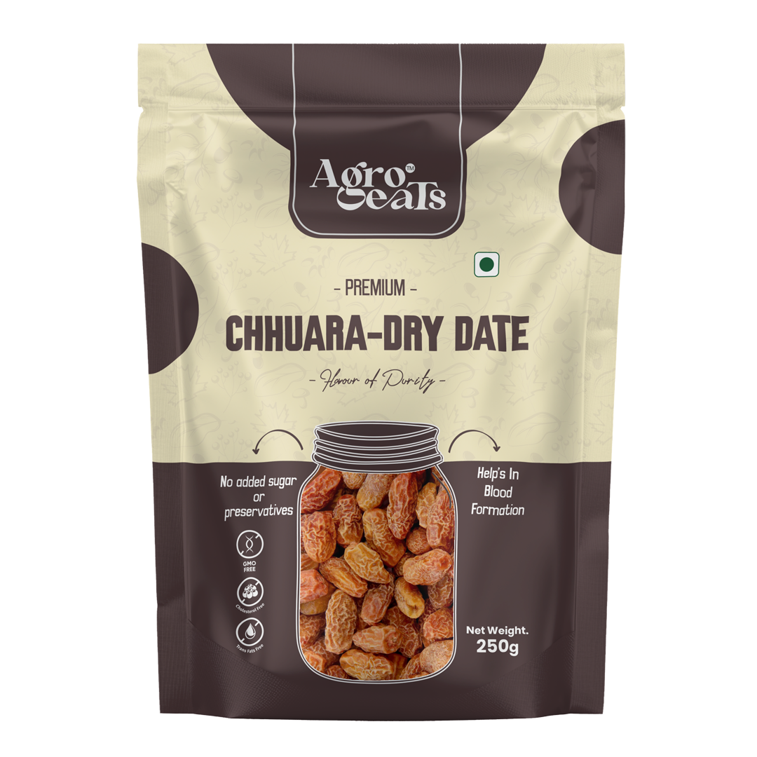Agro Eats Dry Date Chhuara (Sukha Khajur) – 250g × 2