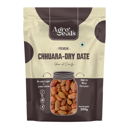 Agro Eats Dry Date Chhuara (Sukha Khajur) – 250g × 2