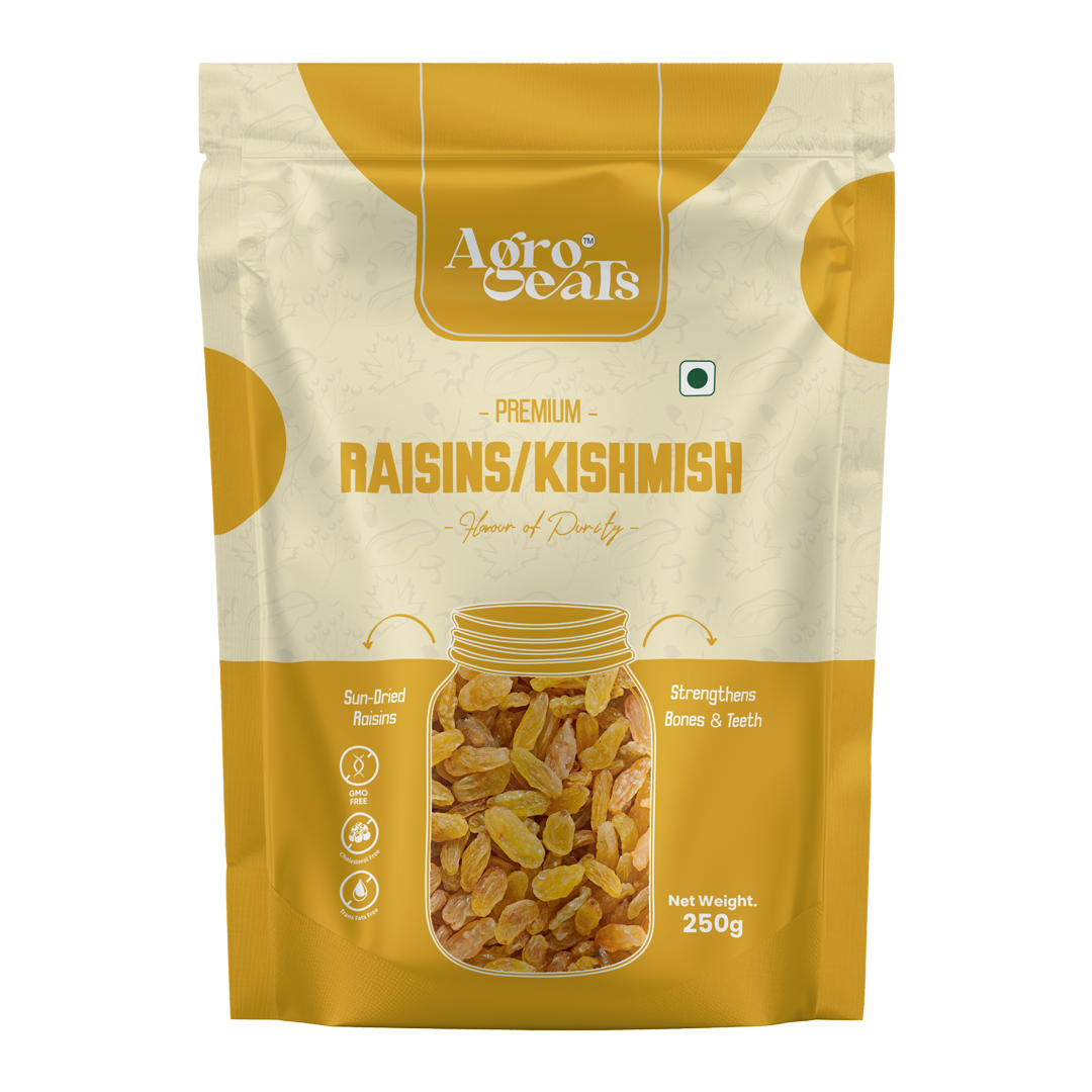 Agro Eats Premium Raisins – 250g × 2