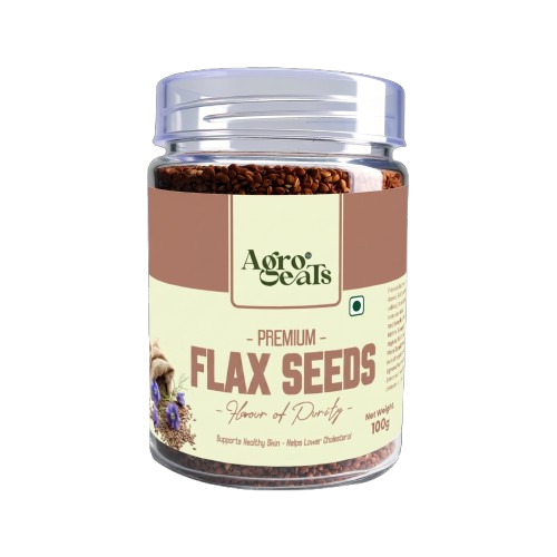 Agro Eats Flax Seeds (Alsi) – 100g